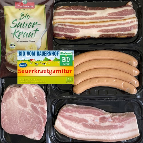 Bio Kochpaket - Sauerkraut Elsässer Art   für zwei bis drei Personen