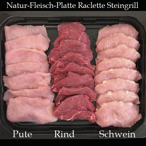Raclette-Fleisch-Platte natur 3 x 300g 