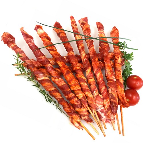 Grillfackeln vom Schwein x 10 Stück