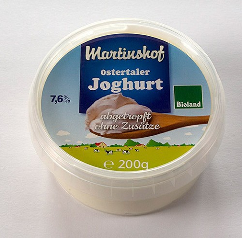 Ostertaler Joghurt, abgetropft