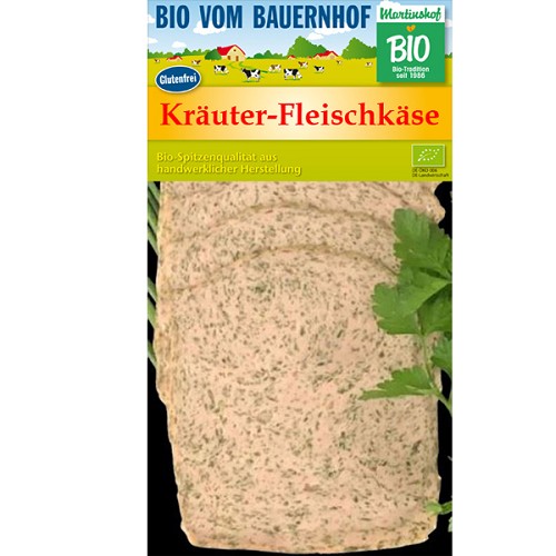 Bio Kräuter-Fleischkäse-Aufschnitt 80g